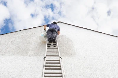 Peinture extérieure au Gallet — façades et ravalement